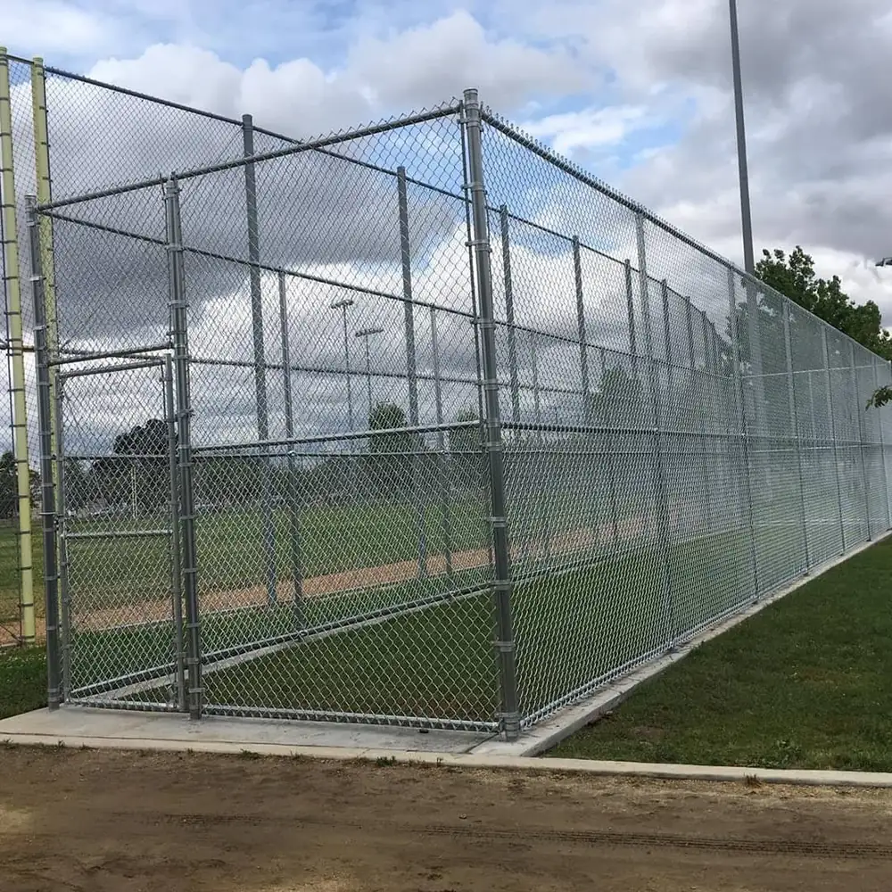 Commercial chain-link fence built by Fence-X-Ellent